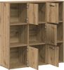 Bücherregal | Standregal Artisan-Eiche 90x28x90 cm Holzwerkstoff Bild 5