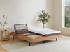 Vente-unique - DIONYSOS Bett StoffStoff Beige - B 80 cm160 cm12 cm x H 20 cm35 cm16,5 cm x L 200 cm71 cm Bild 2