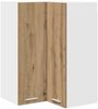 vidaXL Hängeschrank Artisan-Eiche und Weiß 57 x 57 x 80 cm 884297 Bild 2