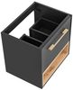 Waschbeckenunterschrank 'Burbon', Graphit matt/Artisan Eiche, 60 cm Bild 2