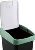 keeeper Premium Abfallbehälter mit Flip-Deckel, Soft Touch, 45 l, Magne, Nordic Green Bild 3