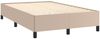 Einzelbettgestell Design für Erwachsene ohne Matratze Cappuccino-Braun 120x190cm Kunstleder d4223e Bild 3