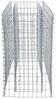Gabionenhochbeet Hochbeet Gabione 270x50x100 cm Pflanzkorb Drahtgitter Steinkorb Bild 5