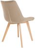 2er Set Stühle Brook Samt (Farbe: braun) Bild 5