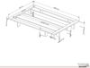 Massivholzbett im japanischen Stil "Komorebi" 140x220 Fichte Bild 3