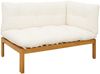 vidaXL Garten Pallet Sofa Einheiten 2 Stück Natürlich und Cremweiß 3418241 Bild 4