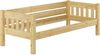 Kieferbett natur Einzelbett 90x200 Massivholz-Bettgestell Futonbett Bild 3