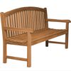 Gartenbank Bari Teak Massivholz - Breite: XXL extra stark 180 cm Bild 2