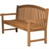Gartenbank Bari Teak Massivholz - Breite: XXL extra stark 180 cm Bild 5