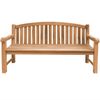Gartenbank Bari Teak Massivholz - Breite: XXL extra stark 180 cm Bild 4