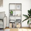 vidaXL Raumteiler-Bücherregal Betongrau 69,5x29x137,5 cm Holzwerkstoff 858024 Bild 3
