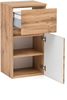 Waschbeckenunterschrank >Villach< (B/H/T: 40x79x35 cm) in wotaneiche aus MDF Bild 4