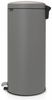 Brabantia Mülleimer NewIcon, Mineral Concrete Grey, 30 L Bild 3