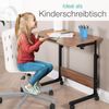 aktivshop Beistelltisch Holz & weiß, mit Rollen, 47,5x80cm, höhenverstellbar 65,5 bis 90cm Bild 4