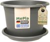 Heimwerkercenter Blumentopf MePla Blumentopf Cylindro ø18cm, Untersetzer ø17cm Anthrazit, Kunstoff Bild 5