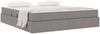 vidaXL Aufbewahrungsbett mit Matratze Taupe 160 x 200 cm Polyester 3399673 Bild 3