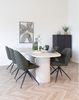 Esstisch >Maranola< in Hellgrau, MDF, Zement - 96x76x200cm (BxHxT) Bild 2