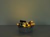 2er Set LED Deko Solarleuchten Hund und Blumen im Korb, Höhe 13,5cm Bild 3
