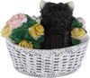 2er Set LED Deko Solarleuchten Hund und Blumen im Korb, Höhe 13,5cm Bild 5