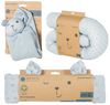 roba Geschenkset 'Lil Planet' - Bio-Bettschlange, Babydecke & Schmusetuch - Hellblau Bild 4