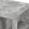 Bartisch Danderyd 120x60x106 cm mit 3 Ablagefächern Betonoptik [en. casa] Bild 3