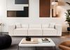 3-Sitzer-Sofa, 'Lora', 65 x 108 x 303, Hellbraun Bild 2