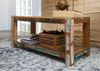 Couchtisch Altholz 110x45x50 mehrfarbig lackiert NATURE OF SPIRIT #107 Bild 4