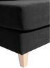 XXL Sessel Karil Bezug Veloursstoff Buche natur / schwarz 21890 Bild 5