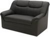 DOMO. collection Sofa Berlin FK, 2 Sitzer Couch mit Federkernpolsterung, 2er Polstermöbel 143 x 90 x 89 cm (BxTxH), schwarz Bild 2