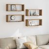 vidaXL Wandregale 4 Stk. Artisan-Eiche 60x15x23 cm Holzwerkstoff 856590 Bild 3