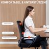 HOMCOM Besucherstuhl (Bürostuhl, 1 St), mit Lendenwirbelstütze, atmungsaktive Netzrückenlehne Bild 4