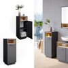 Vicco 'Beatrice' Midischrank, Spanplatte, 38 x 93 x 30 cm, Anthrazit Bild 2