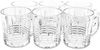 6er Set Henkelgläser - Transparent mit dekorativem Linienmuster, 240 ml Bild 3