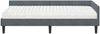 vidaXL Eckbettgestell mit Matratze Sonstiges 2 pcs Grau Samt 3393707 Bild 5