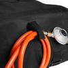 BURNHARD® Transport-Tasche für TONY Gas-Pizzaofen, UV-beständige Abdeckung, wetterbeständig, wasserabweisend, mit Tragegriffen und Gasschlauch-Fixierung - Schwarz - #946125 Bild 5