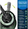 tillvex Sandfilteranlage 10 m³/h Filteranlage + 800g Filterbälle 7-Wege Ventil Poolfilter, Filterkessel mit Druckanzeige Sandfilter für Pool und Schwimmbecken Bild 2