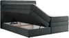 Boxspringbett, Polsterbett, Bett, Schlafzimmer - ERNI-KING - 160x200cm - Dunkelgrau Stoff - H4 Bild 4