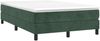 vidaXL Boxspringbett mit Matratze Dunkelgrün 120x190 cm Samt 3269680 Bild 2