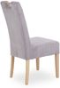 casa NOVA Polsterstuhl JASMIN BHT 46x101x62 cm grau Esszimmerstuhl Freischwinger Schwingstuhl Bild 3