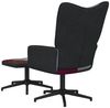 vidaXL Relaxsessel mit Hocker Patchwork Stoff, Drehbar [328200] Bild 4
