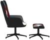vidaXL Relaxsessel mit Hocker Patchwork Stoff, Drehbar [328200] Bild 3