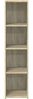 vidaXL Highboard Sonoma-Eiche 30x41x124 cm Holzwerkstoff 846378 Bild 4
