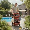 Roxlin Ablageregal Getränkekistenregal für 3/6 Kisten – Metallregal mit Ablage 300 kg, 02-tlg. Bild 4