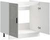 vidaXL Spülenunterschrank Porto Betongrau 80x46x81,5 cm Holzwerkstoff 853931 Bild 5