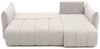Ecksofa Schlafsofa ONTARIO XS in Stoff Poso Dunkelblau Ottomane Rechts Bild 2