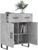 vidaXL Sideboard Betongrau 69,5x34x90 cm Holzwerkstoff 828008 Bild 4