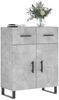 vidaXL Sideboard Betongrau 69,5x34x90 cm Holzwerkstoff 828008 Bild 3