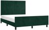 Doppelbett, Bettgestell Modernen ohne Matratze Dunkelgrün 140x190 cm Samt d2351e Bild 3