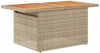 vidaXL 5-tlg. Garten-Sofagarnitur mit Kissen Beige Poly Rattan Akazie 3327657 Bild 5