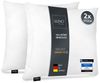 LILENO HOME Microfaserkissen - geeignet für Allergiker, in verschiedenen Größen - Made in Germany, Füllung: 100% Polyester, Rückenschläfer, Seitenschläfer, Bauchschläfer, Set, 2er Set, Kissen 50x50 cm mit Reißverschluss, als Bettkissen oder Dekokissen Bild 4